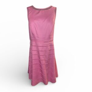 Ann Taylor Elegant Pink Sleeveless Dress. Size 8